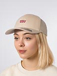Бейсболка LEVIS арт. D7723-0025 Housemark Flexfit Cap (regular khaki)